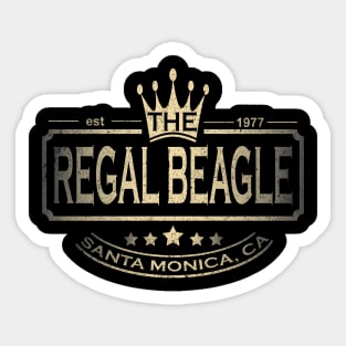 The Regal Beagle 1977 Sticker